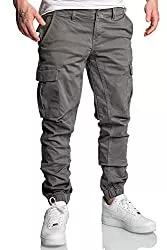 Amaci&amp;Sons Jeans Amaci&amp;Sons Jogger Cargo Herren Chino Jeans Hose 7022