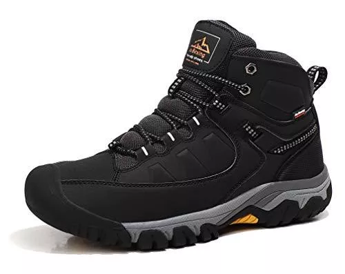 AX BOXING Stiefel AX BOXING Winterschuhe Herren Wanderschuhe Warm Gefüttert Wanderstiefel Winterstiefel Draussen Schneestiefel Trekkingschuhe Gr.41-46