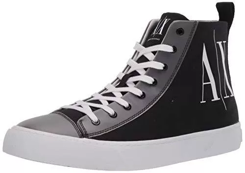 Armani Exchange Sneaker & Sportschuhe Armani Exchange Herren High Top Cotton Sneakers Hohe Sneaker