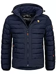 Geographical Norway Jacken Geographical Norway Herren Herbst Winter Jacke Parka Steppjacke Kapuze Softshell Kapuzenjacke Gesteppt