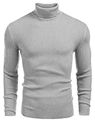 COOFANDY Pullover & Strickmode COOFANDY Herren Rollkragen Pullover Langarmshirt Feinstrick Sweater Rollkragen Freizeit Slim fit Basic Männer Pullover
