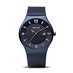 BERING Uhren Bering Herren Analog Solar Collection Armbanduhr mit Edelstahl Armband und Saphirglas