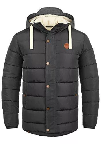 BLEND Jacken Blend BHFrederic Herren Winterjacke Steppjacke Lange Jacke gefüttert mit Abnehmbarer Kapuze