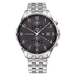 Tommy Hilfiger Uhren Tommy Hilfiger Multi Zifferblatt Quarz Uhr für Herren Edelstahlarmband