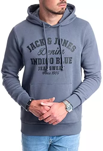JACK &amp; JONES Kapuzenpullover JACK &amp; JONES Hoodie Herren - Größe S bis 3XL - Kapuzen-Pullover Männer - Pullis mit verschiedenen Motiven und Farben