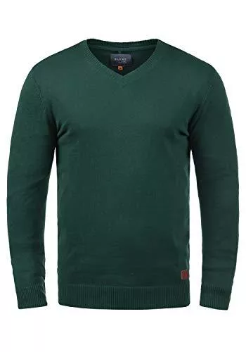 BLEND Pullover & Strickmode Blend BHLasse Herren Strickpullover Feinstrick Pullover mit V-Ausschnitt