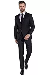 Steffen Klein Kostüme Steffen Klein Herren 2-Teiliger Slim Fit Business Anzug Smoking 2-Knopf Sakko