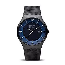 BERING Uhren Bering Herren Analog Solar Collection Armbanduhr mit Edelstahl Armband und Saphirglas