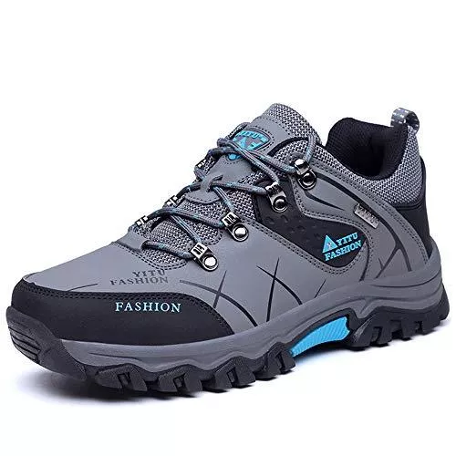 NEOKER Sneaker & Sportschuhe NEOKER Wanderschuhe Trekking Schuhe Herren Damen Sports Outdoor Hiking Sneaker Armee Grün Blau Schwarz Grau 36-48