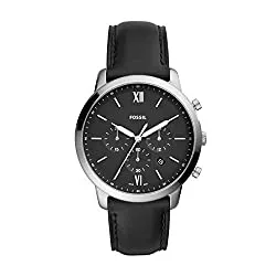 FOSSIL Uhren FOSSIL Herrenuhr Neutra Chrono, Quarz-Chronographenwerk, Lederarmband