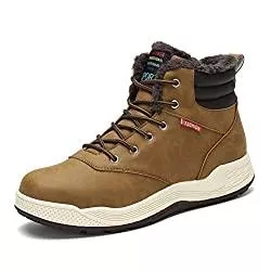 DANNTO Stiefel DANNTO Herren Schneestiefel Warm Gefütterte Winterstiefel Outdoor rutschfest Winterschuhe Trekking Wanderschuhe Arbeitsstiefel Stiefelette Stiefel Freizeitschuhe Winter Boots