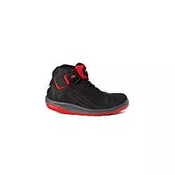 Giasco Stiefel Giasco Schnürstiefel Gym S3, Größe 41, 1 Stück, schwarz / rot, 73N37C41