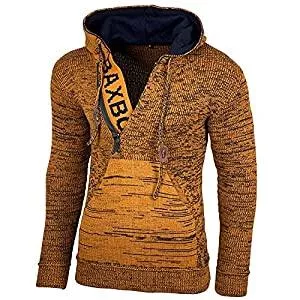 Baxboy Kapuzenpullover Kapuzenjacke Herren Winter Top Kapuzenpullover Reißverschluss Pulli Sweatshirt Jacke BB-277 Neu