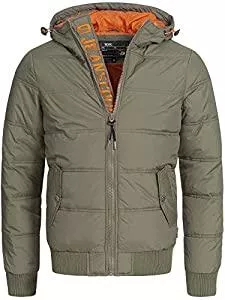 Indicode Jacken Indicode Herren Adrian ZA Steppjacke in Daunenjacken-Optik | Winterjacke Übergangsjacke