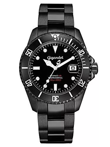 Gigandet Uhren Gigandet Herren-Uhr Automatik Sea Ground Analog mit Edelstahlarmband G2-003