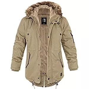 bw-online-shop Jacken bw-online-shop Winterparka Fishtail mit Futter Herren Parka Jacke