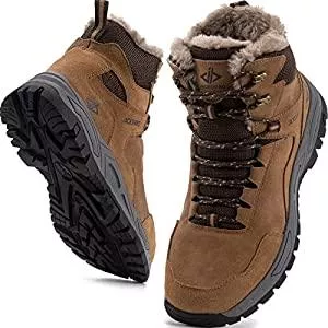 JACKSHIBO Stiefel JACKSHIBO Winterschuhe Herren Winterstiefel Damen Warme Gefüttert Stiefel Herren Damen Trekking Wanderschuhe Wasserdicht Rutschfest Schneestiefel Outdoor Winterboots Schneeschuhe
