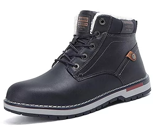 AX BOXING Stiefel AX BOXING Winterschuhe Herren Warm Gefüttert Wanderstiefel Draussen Schneestiefel Trekkingschuhe Gr.41-46