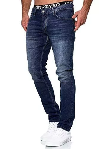 MERISH Jeans MERISH Jeans Herren Slim Fit Stretch Jeanshose Designer Hose Denim 9148-2100