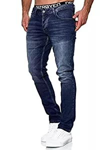 MERISH Jeans MERISH Jeans Herren Slim Fit Stretch Jeanshose Designer Hose Denim 9148-2100