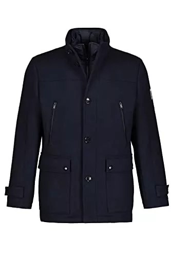 JP 1880 Jacken JP 1880 Herren große Größen Übergrößen Menswear L-8XL Wollmix Jacke, wasserabweisend, Fischgrat-Einsatz, Stehkragen 795063