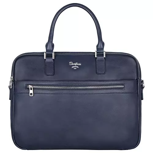 David Jones Taschen & Rucksäcke David Jones - Herren Aktentasche - Mann Business Tasche PU Leder Arbeitstasche - 15 Zoll Laptoptasche Große Umhängetasche - A4 Schultertasche Henkeltasche Handtasche Messenger Arbeit Büro