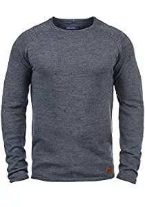 Blend Pullover & Strickmode Blend BHDan Herren Strickpullover Feinstrick Pullover mit Rundhalsausschnitt