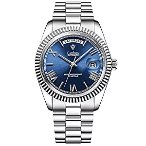 CADISEN Uhren CADISEN Automatik Uhr Herren Mechanische Automatikuhr Saphirglas Und Edelstahlarmband Uhr…