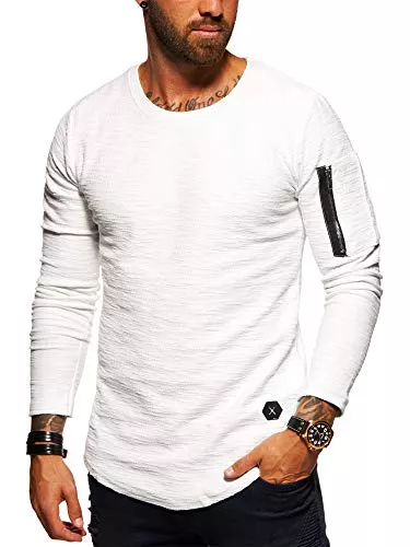 behype. Pullover & Strickmode behype. Herren Oversize Sweatshirt O-Neck Pullover 40-3701