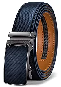 KEMISANT Gürtel KEMISANT Gürtel Herren, Ledergürtel Ratsche Automatikschließe für Herren Business Anzug,Breit 35mm,Größe Angepasst