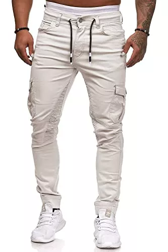 Cassiecy Hosen Cassiecy Herren Hose Jogger Chino Cargo Jeans Hosen Stretch Sporthose Herren Hose mit Taschen Slim Fit Freizeithose