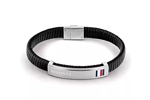 Tommy Hilfiger Schmuck Tommy Hilfiger Herren-Armband Edelstahl, Leder 32018419