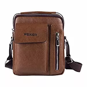 Ynport Crefreak Taschen & Rucksäcke Ynport Crefreak Herrentasche Leder Umhängetasche Herren wasserdichte Umhängetasche für Reisen Sport Arbeit