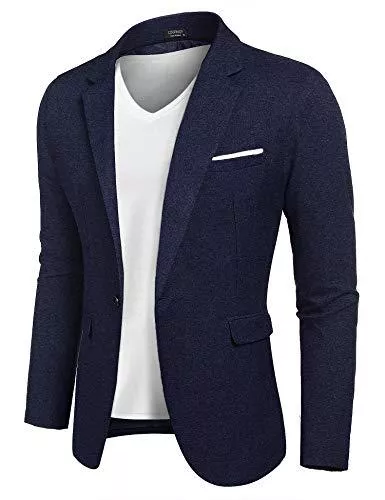MAXMODA Blazer MAXMODA Herren Sakko Leinenstruktur Slim Fit Männer Blazer Modern Freizeit Leichte Jackett