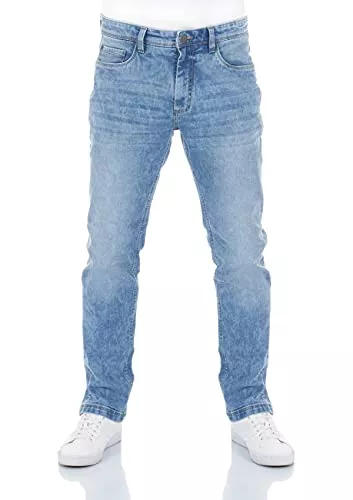 riverso Jeans riverso Herren Jeans Hose RIVChris Straight Fit Jeanshose Baumwolle Denim Stretch Schwarz Blau Grau w29 w30 w31 w32 w33 w34 w36 w38