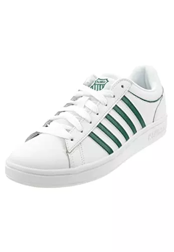 K-Swiss Sneaker & Sportschuhe K-Swiss Court Winston Herren Sneaker Sportschuh 06154-945-M Weiß/Grün