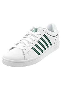 K-Swiss Sneaker & Sportschuhe K-Swiss Court Winston Herren Sneaker Sportschuh 06154-945-M Weiß/Grün