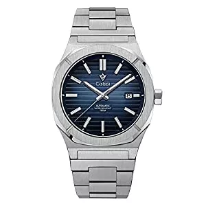 CADISEN Uhren CADISEN Herren Automatik-Uhr Armbanduhr Automatikwerk mit Edelstahlband…