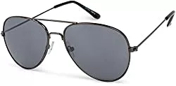 styleBREAKER Sonnenbrillen & Zubehör styleBREAKER Kinder Pilotenbrille mit Edelstahl Metall Gestell, verspiegelt oder getönt, Fliegerbrille, Sonnenbrille