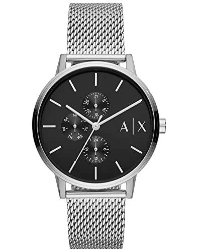 Armani Exchange Uhren Armani Exchange Herren-Multifunktionsuhr, Edelstahluhr, 42 mm Gehäusegröße