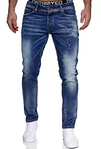 MERISH Jeans MERISH Jeans Herren Slim Fit Jeanshose Stretch Denim Designer Hose 1507