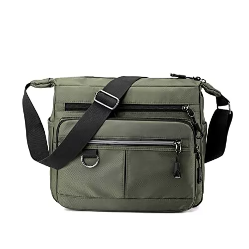 Oichy Taschen & Rucksäcke Oichy Umhängetasche Herren Multi-Tasche Schultertasche Wasserdichtes Nylon Crossbody Bag