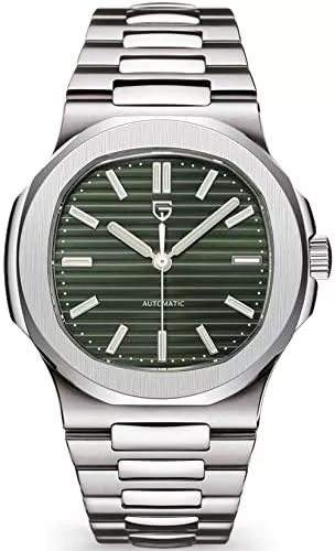 LACZ DENTON Uhren Pagani Design Herren-Automatik-Armbanduhr, Edelstahl, wasserdicht, 100 m, mechanische Armbanduhren PD1728