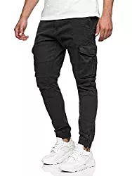 Indicode Jeans Indicode Herren Alex Cargohose aus Baumwolle | Lange Regular Fit Cargo Hose Baumwollhose Freizeithose Wanderhose Trekkinghose Men Pants Outdoorhose für Männer
