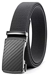 CHAOREN Gürtel CHAOREN Elastischer Gürtel Herren, Stretchgürtel Ratsche Automatikschließe für Herren Golf Nylon Freizeitgürtel Breite 35mm, Größe Angepasst
