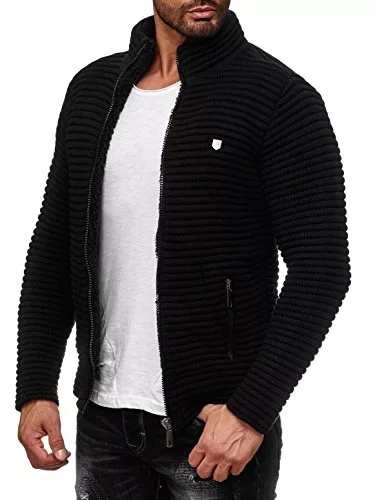 Redbridge Strickjacken Red Bridge Herren Strickjacke Übergangsjacke Jacke Sweater Grobstrick M3631