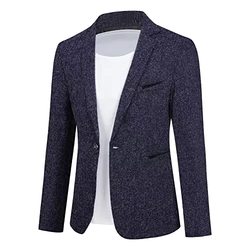 Allthemen Blazer Allthemen Herren Sakko Sportlich Slim Fit Blazer Männer Modern Freizeit Jacke Business Anzugjacke