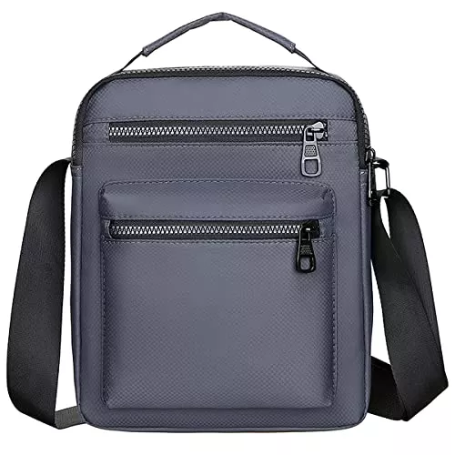 A-QMZL Taschen & Rucksäcke A-QMZL Umhängetasche Herren Schultertasche Crossbody Herrentasche Handytasche Herrenhandtasche Kleine Umhängen Tasche Shulder Bag Messenger für Freizeit Urlaub Ausflug
