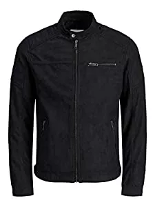 JACK & JONES Jacken JACK & JONES Male Lederjacke Faux