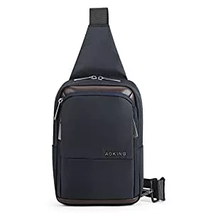 VINBAGGE Taschen & Rucksäcke VINBAGGE Militär Brusttasche Taktisch Sling Rucksack Molle Schultertasche Klein Umhängetasche Wasserdicht Outdoor Crossbody Daypack für Wandern Radfahren Trekking Herren Damen